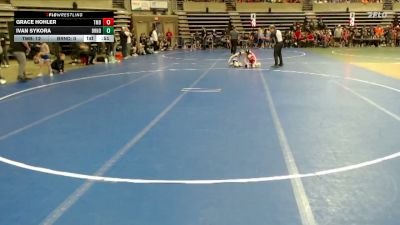 55 lbs Finals (8 Team) - Ivan Sykora, Brainerd vs Grace Hohler, TMBWWG