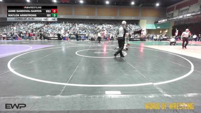 46 lbs Consi Of 16 #2 - Jaime Sandoval-Santos, Wrestling Club Tacoma Slam vs Waylon Armstrong, Kalispell Wrestling Club