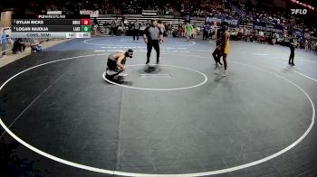 D 2 144 lbs Cons. Semi - Dylan Ricks, Brusly vs Logan Najolia, Lakeshore