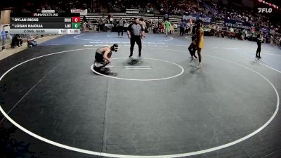D 2 144 lbs Cons. Semi - Dylan Ricks, Brusly vs Logan Najolia, Lakeshore