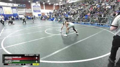 120 lbs Champ. Round 1 - Martin Lozano, Chino Hills vs Armani Marrujo, Clovis West