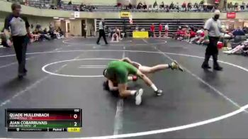 106 lbs Finals (8 Team) - Quade Mullenbach, Stewartville vs Juan Cobarruvais, Rochester Mayo