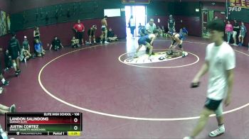 108 lbs Cons. Round 1 - Justin Cortez, Ernest Righetti Highschool vs Landon Salindong, Durham Elite