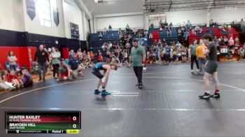 132 lbs Semifinal - Hunter Baxley, KC Elite Training Center vs Brayden Hill, Unattached