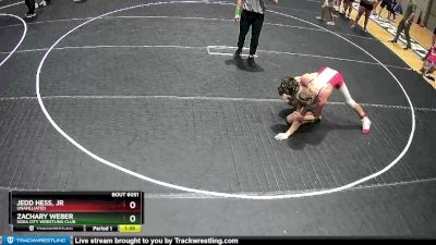 132 lbs Round 3 - Jedd Hess, Jr, Unafilliated vs Zachary Weber, Soda City Wrestling Club