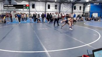 Silver 157 lbs 3rd Place Match - Kolt Knaack, Wisconsin-La Crosse vs Gage Losiewicz, Wisconsin-Eau Claire