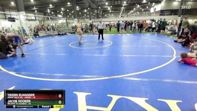 113 lbs Finals (2 Team) - Jacob Hooker, BELIEVE TO ACHIEVE vs Yassin Elnagger, GREAT NECK WC - GREEN