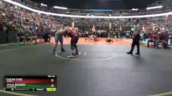285 lbs Quarterfinal - Lucas Cass, Eaton vs Titus Rickert, Severance