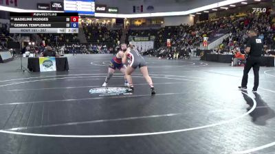207 lbs Champ. Round 1 - Gemma Templeman, Emmanuel University vs Madeline Hodges, Sacred Heart