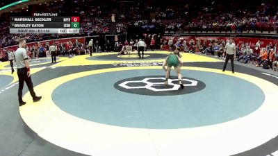 D1-150 lbs Quarterfinal - Marshall Geckler, Mass. Perry vs Bradley Eaton, St. Edward