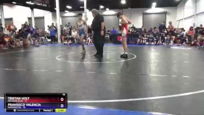 125 lbs Quarterfinals (8 Team) - Tristan Holt, Michigan Blue vs Fransisco Valencia, Washington