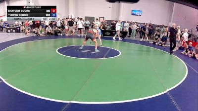150 lbs Cons. Round 4 - Braylon Books, Gladiator Wrestling Academy vs Owen Dennis, Ohio