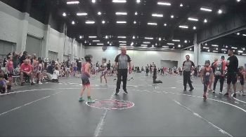 52 lbs Round 1 (4 Team) - Kaleb Millz, Backyard Brawlers Gold vs Gunner Schmidt, Rabbit Wrestling Club