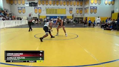 195 lbs Quarterfinal - Jomar Sanchez, Osceola (Kissimmee) vs Aurelius Walton, Palmetto Ridge H.S.