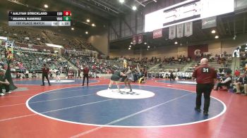 5A 235 lbs 1st Place Match - Deanna Ramirez, VAN BUREN HIGH SCHOOL vs Aaliyah Strickland, El Dorado