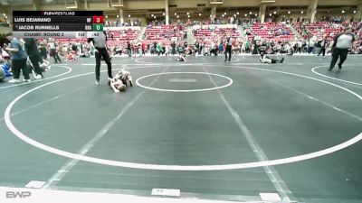 46 lbs Champ. Round 2 - Jacob Runnells, Brawlers vs Luis Bejarano, Westy Futures