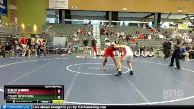 190 lbs Quarterfinals (8 Team) - Colby Morrison, Collinsville vs Emilio Harris, Duncan