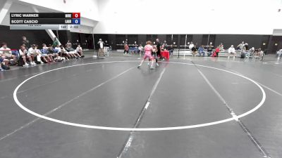 132 lbs Lyric Warner, Team Michigan - Red vs Scott Cascio, Team Louisiana