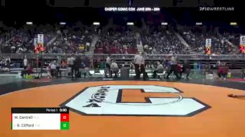 4A-170 lbs Cons. Round 1 - Brayden Clifford, Thunder Basin High School vs Willam Cantrell, Natrona County