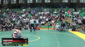 106 lbs Semifinal - Ethan Smith, Brighton HS vs Mason Bauer, ASHLAND