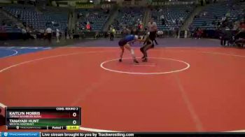 109 lbs Cons. Round 2 - Kaitlyn Morris, Topeka-Washburn Rural vs TaNayaih Hunt, Wichita-Southeast