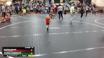 49 lbs Round 3 - Patrick Clinkscales, Palmetto State Wrestling vs Daxton Deane, Hard Rock Rams