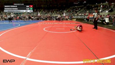 60 lbs Quarterfinal - Maeve Fernald, Smittys Barn vs Raeghan Rivera, Flow Academy Honolulu, HI