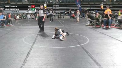 45 lbs 7th Place - Ryan Kennedy, Power Half Wrestling Academy vs Louie DeStefano, Westfield