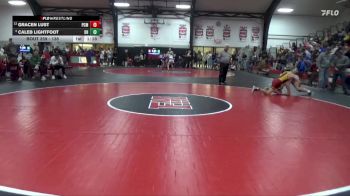 138 lbs Round 3 - Caleb Lightfoot, Dubuque Hempstead vs Gracen Lust, PCM, Monroe
