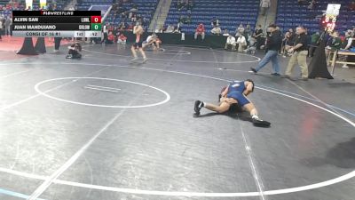 132 lbs Consi Of 16 #1 - Alvin San, Lowell vs Juan Mandujano, Greater Lowell