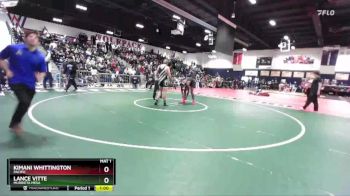 190 lbs Cons. Round 4 - Lance Vitte, Murrieta Mesa vs Kimani Whittington, Pacific