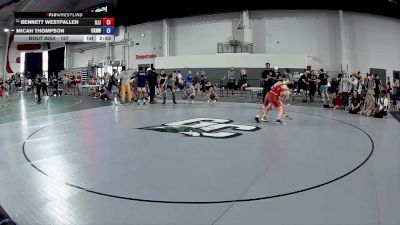 157 lbs Cons. Round 2 - Bennett Westfallen, Illinois vs Micah Thompson, Central Ky NB Wrestling
