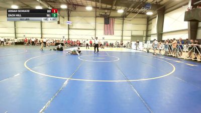 152 lbs Rr Rnd 3 - Josiah Schultz, Invicta Wrestling Academy - HSB vs Zach Hill, Valley Boyz - HSB