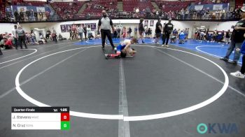 76 lbs Quarterfinal - Jaken Stevens, Maverick Elite Wrestling vs Nathan Cruz, Scrap Yard Training