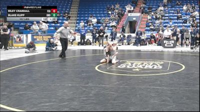 107 lbs Semifinal - Riley Crandall, Faith Christian Acad. vs Blake Klipp, Bishop McDevitt
