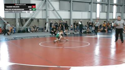 53 lbs Cons. Quarters - Raiden Wilson, Mat Demon Wrestling Club vs Malaki Scheuermann, Lakeland Wrestling Club