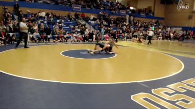 140lbs Cons. Round 4 - Ava Miranda, Peninsula (Girls) vs Angie Monday, Othello (Girls)