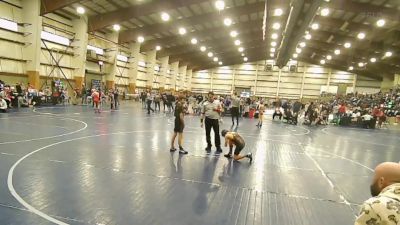 86 lbs Champ. Round 1 - Cooper Robinson, Nevada vs Legend Burkman, Olympus Wrestling