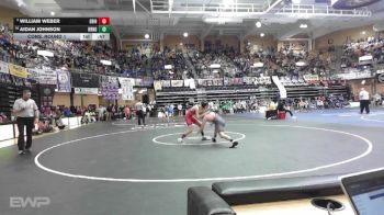 113 lbs Cons. Round 1 - Aidan Johnson, Herington HS vs William Weber, Erie HS