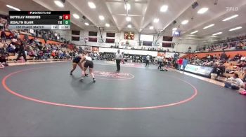 155 B 1st Place Match - Jesalyn Blair, Thermopolis vs Settelly Roberts, Star Valley