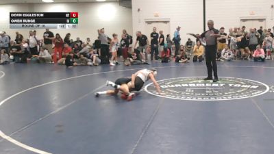 85 lbs Round Of 16 - Devin Eggleston, NY vs Owen Runge, IA