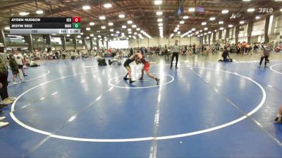 120 lbs Round 4 (1:30pm Friday) - Ayden Hudson, Rebellion vs Jestin Seiz, Minion Black
