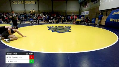 218 lbs Quarterfinal - Khale McDonnell, Fountain Valley vs Brock Rios, Frontier