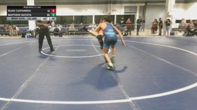 132 lbs Round Of 128 - Elias Castaneda, CA vs Matthew Batista, MA