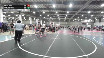 80 lbs Quarterfinal - Bella Ahn, Ravage WC vs Hadleigh Ray, Lawrence Elite
