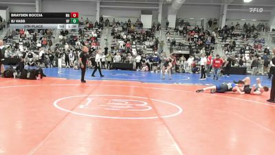 126 lbs 5th Place - Brayden Boccia, MA vs Ej Vass, NY