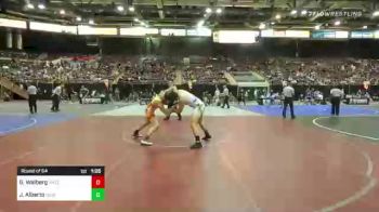 160 lbs Round Of 64 - Gavin Walberg, Sweet Home vs Jacob Alberto, Desert Edge WC