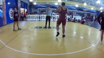 215 lbs Round 5 (8 Team) - Jett Aulet, Soldier City vs Calvin Ross, Panhandle Gator Dogs