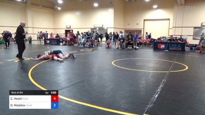 68 kg Rnd Of 64 - Cruz Hezel, Roundtree Wrestling Academy vs Oakley Maddox, Team Idaho Wrestling Club