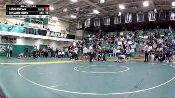 150 lbs Semifinal - Benjamin James, Sandusky St Mary`s vs Kaden Tindall, Brighton